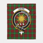 Clan Kerr Tartan Pset Fleece Deken (Voorkant)