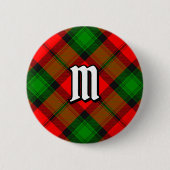 Clan Kerr Tartan Ronde Button 5,7 Cm (Voorkant)