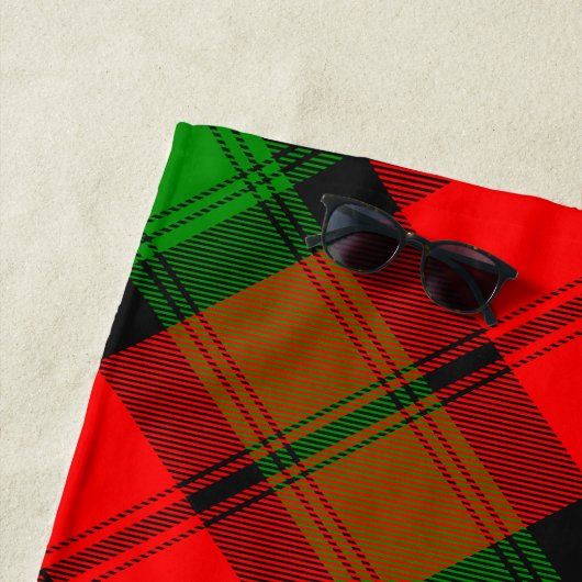 Clan Kerr Tartan Strandlaken (In situ)