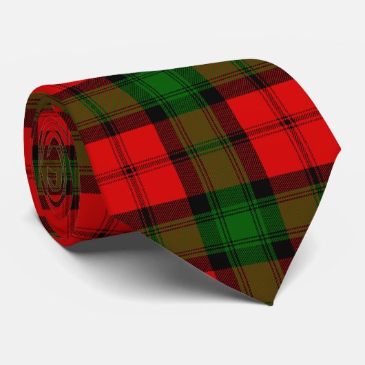 Clan Kerr Tartan Stropdas (Opgerold)