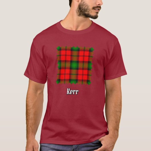Clan Kerr Tartan T-shirt (Voorkant)