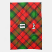 Clan Kerr Tartan Theedoek (Verticaal)