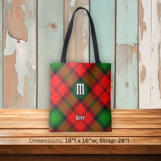 Clan Kerr Tartan Tote Bag
