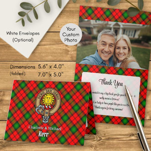 Clan Kerr Wapen over Tartan