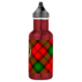 Clan Kerr Wapen over Tartan Waterfles (Rechts)