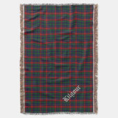 Clan Kilgour Tartan Pset Custom Throw Blanket Deken (Voorkant Verticaal)