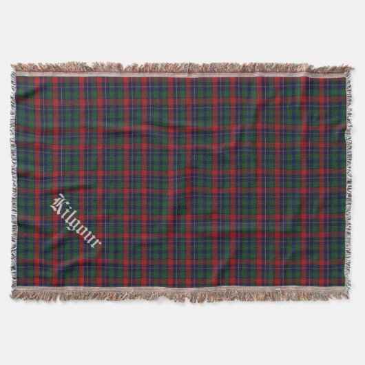 Clan Kilgour Tartan Pset Custom Throw Blanket Deken (Voorkant)