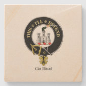 Clan Kincaid Sandstone Onderzetters (Voorkant)