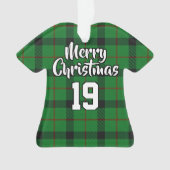 Clan Kincaid Tartan KerstJersey Ornament (voorkant)