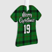 Clan Kincaid Tartan KerstJersey Ornament (voorkant)