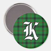 Clan Kincaid Tartan Pset Accents Magneet (Voorkant / Achterkant)