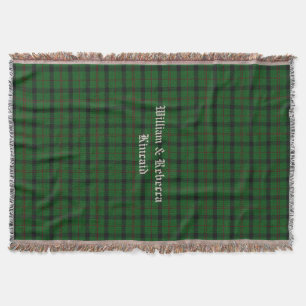 Clan Kincaid Tartan Pset Custom Throw Blanket Deken