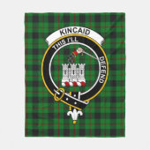 Clan Kincaid Tartan Pset Fleece Deken (Voorkant)