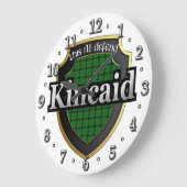 Clan Kincaid Tartan Scottish Dream Clock Grote Klok (Hoek)