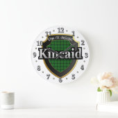 Clan Kincaid Tartan Scottish Dream Clock Grote Klok (Huis)
