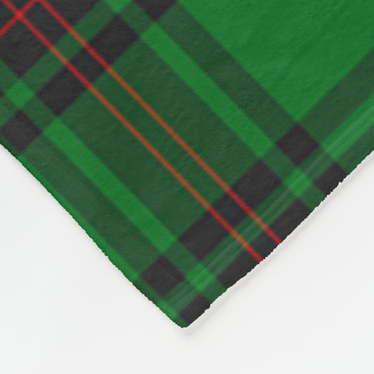 Clan Kinloch Tartan Pset Fleece Deken (Hoek)