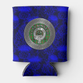 Clan Kinnear Crest & Tartan Knot Blikjeskoeler (Voorkant)