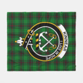 Clan Kinnear Tartan Pset Fleece Deken (Voorkant (Horizontaal))