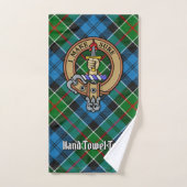 Clan Kirkpatrick Crest over Tartan Bad Handdoek (Handdoek)