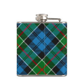 Clan Kirkpatrick Crest over Tartan Heupfles (Achterkant)