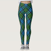 Clan Kirkpatrick Crest over Tartan Leggings (Voorkant)