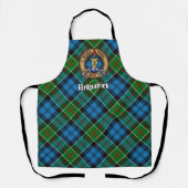 Clan Kirkpatrick Crest over Tartan Schort (Voorkant)