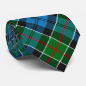 Clan Kirkpatrick Crest over Tartan Stropdas (Opgerold)