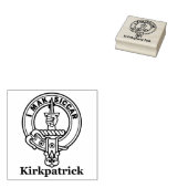 Clan Kirkpatrick Crest Rubber Stamp Rubberstempel (Gestempeld)