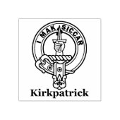 Clan Kirkpatrick Crest Rubber Stamp Rubberstempel (Afrduk)