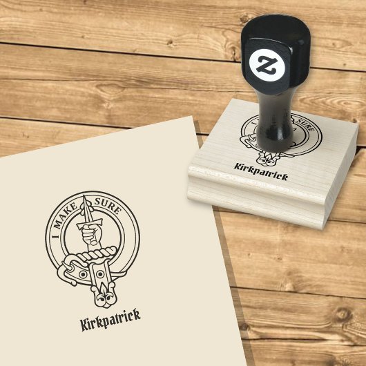 Clan Kirkpatrick Crest Rubberstempel