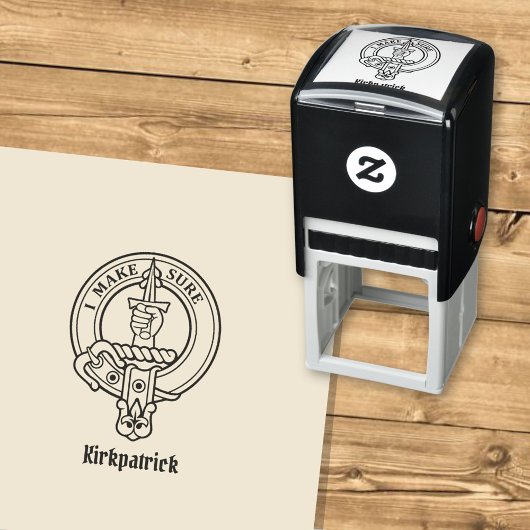 Clan Kirkpatrick Crest Zelfinktende Stempel