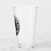 Clan Kirkpatrick "I MAK SICCAR" 16oz Glass Tumbler (Links)