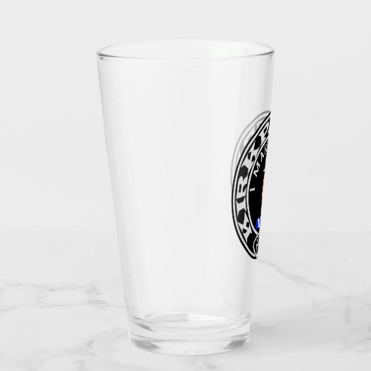 Clan Kirkpatrick "I MAK SICCAR" 16oz Glass Tumbler (Rechts)