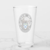 Clan Kirkpatrick "I MAK SICCAR" Glass Tumbler (Voorkant)