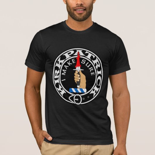 Clan Kirkpatrick "IK ZORG ERVOOR!" T-Shirt (Voorkant)