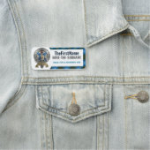 Clan Kirkpatrick Society - CKS Naambadge #2 Naamplaatje (In situ)