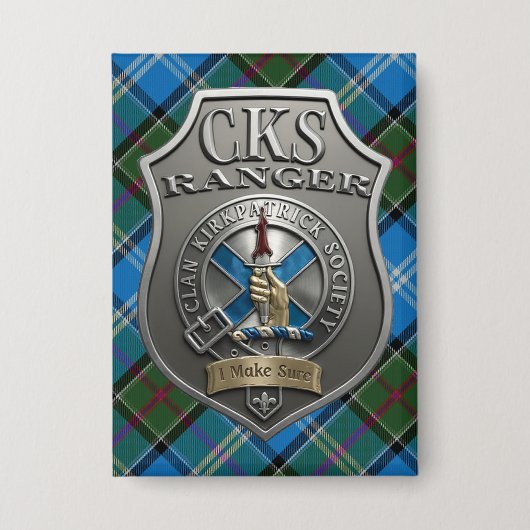 Clan Kirkpatrick Society - CKS Ranger Badge Ver. 2 Button (Voorkant)