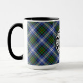 Clan Kirkpatrick Society tartan mok (Links)
