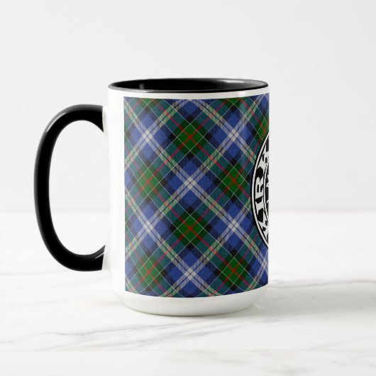 Clan Kirkpatrick Society tartan mok (Links)