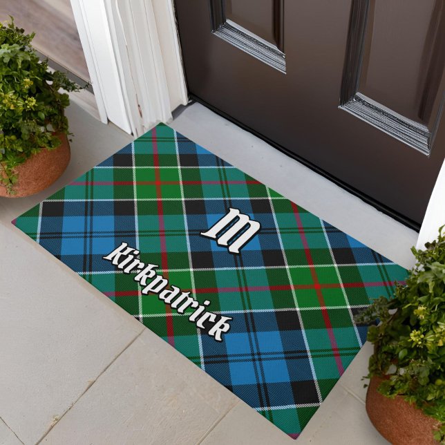Clan Kirkpatrick Tartan Deurmat (Creator heeft geüpload)
