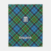Clan Kirkpatrick Tartan Fleece Deken (Voorkant)