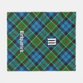 Clan Kirkpatrick Tartan Fleece Deken (Voorkant (Horizontaal))