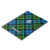 Clan Kirkpatrick Tartan Notitieboek (Linkerzijde)