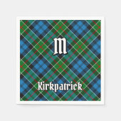Clan Kirkpatrick Tartan Servet (Voorkant)