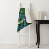 Clan Kirkpatrick Tartan Sherpa Deken (In situ)