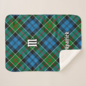 Clan Kirkpatrick Tartan Sherpa Deken (Voorkant (horizontaal))
