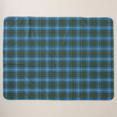 Clan Kirkpatrick Tartan Sherpa Dekken Deken (Voorkant (horizontaal))