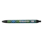 Clan Kirkpatrick Tartan Zwarte Inkt Pen (Voorkant)