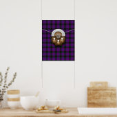 Clan Laird Tartan en Sporran Poster (Keuken)