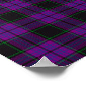 Clan Laird Tartan en Sporran Poster (Hoek)